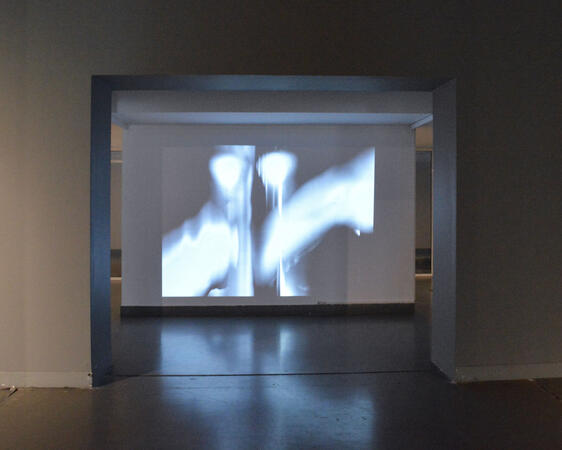 Installation view της δουλειάς μου στο MOMus–Experimental Center for the Arts